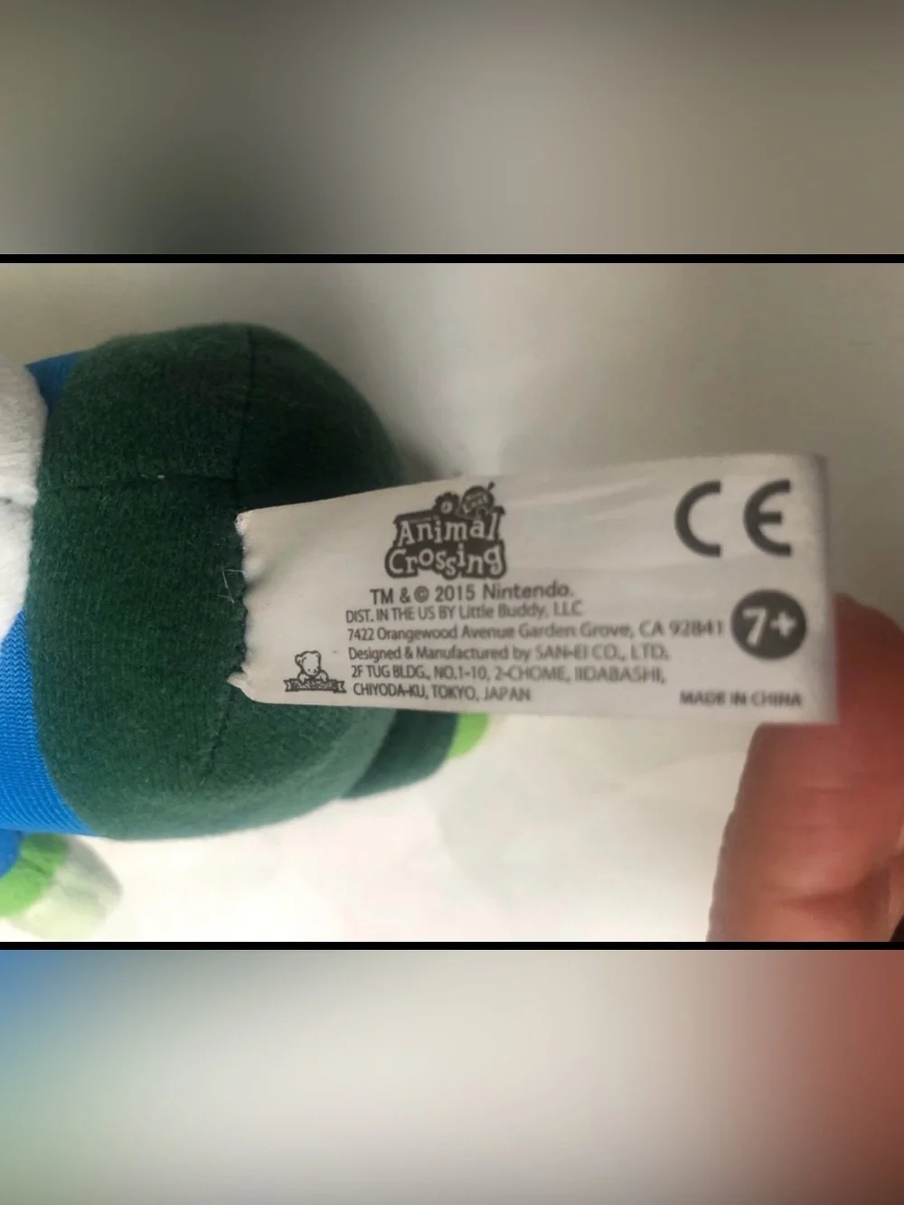 Animal Crossing Kappn' the Turtle Plush Stuffed Animal